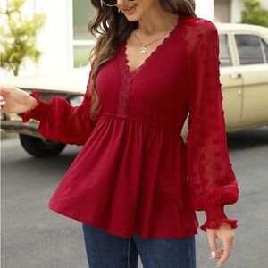 Missky women’s V-neck blouse